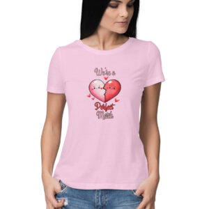 We're A Perfect Match | Heart | Women's T-Shirt - FairyBellsKart