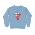 We're A Perfect Match | Heart | Sweatshirt - FairyBellsKart