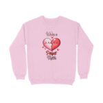 We're A Perfect Match | Heart | Sweatshirt - FairyBellsKart