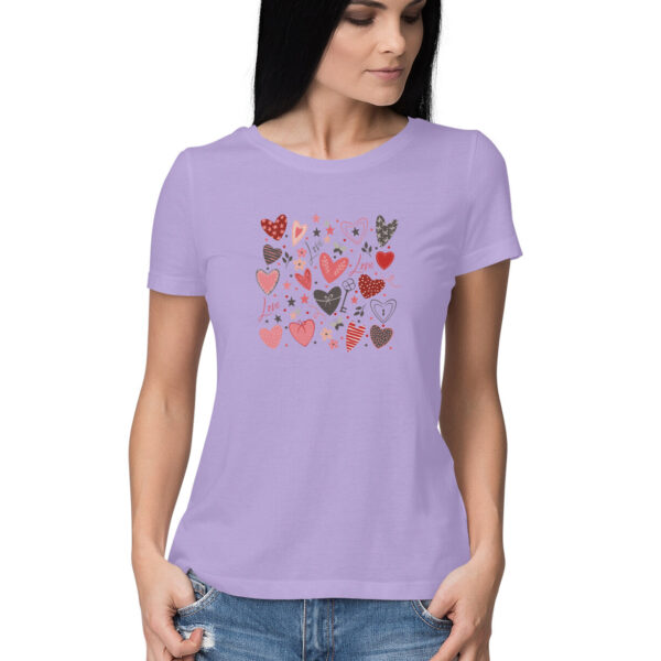 Valentine’s Day Hearts | Women's T-Shirt - FairyBellsKart