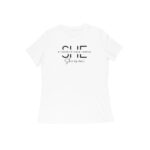 She Strong Fierce Brave | Black | Women's T-Shirt - FairyBellsKart