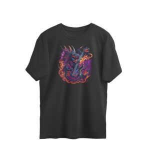 Dragon Grafitti Vibrant D-1 | Oversized T-Shirt - FairyBellsKart