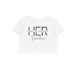 Her Worth Is Priceless | Black | Crop Tops - FairyBellsKart