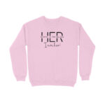 Her Worth Is Priceless | Black | Sweatshirt - FairyBellsKart