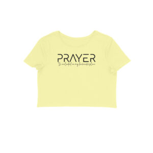 Prayer | Black | Crop Tops - FairyBellsKart