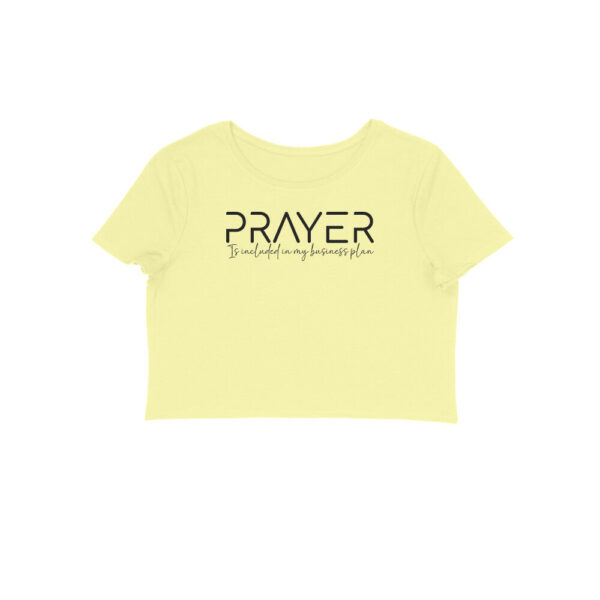 Prayer | Black | Crop Tops - FairyBellsKart