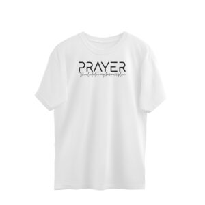 Prayer | Black | Oversized T-Shirt - FairyBellsKart