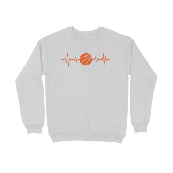 Basketball Heart Beat | Sweatshirt - Image 8