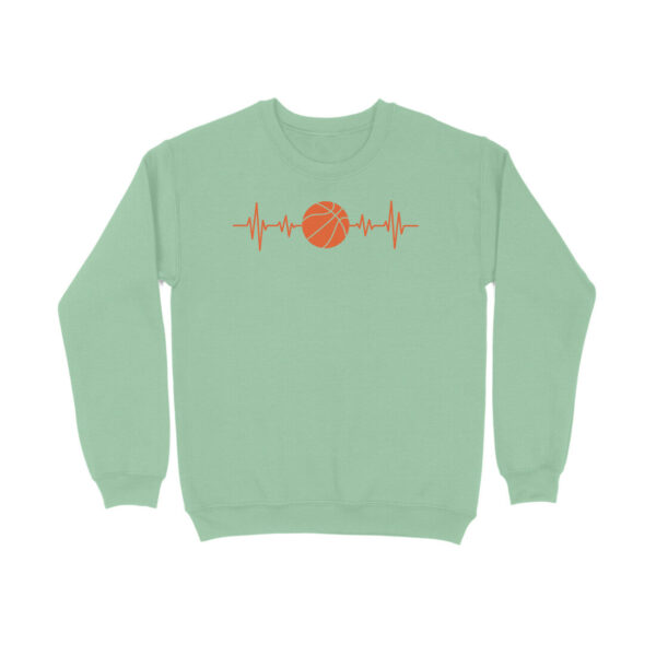 Basketball Heart Beat | Sweatshirt - Image 9