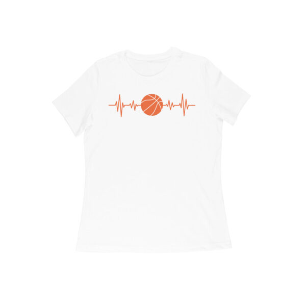 Basketball Heart Beat |  Women's T-Shirt - FairyBellsKart