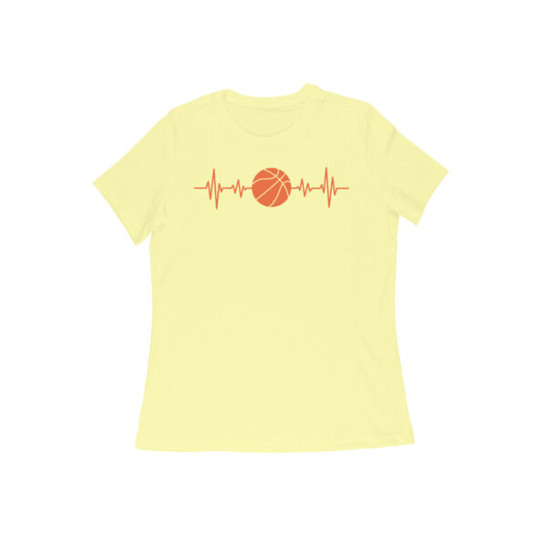 Basketball Heart Beat |  Women's T-Shirt - FairyBellsKart