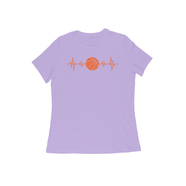 Basketball Heart Beat |  Women's T-Shirt - FairyBellsKart