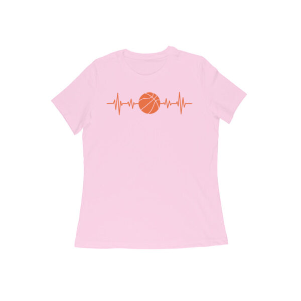 Basketball Heart Beat |  Women's T-Shirt - FairyBellsKart