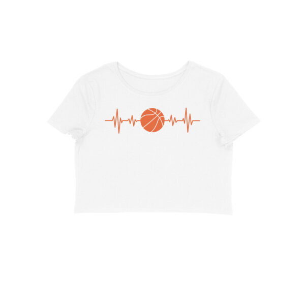 Basketball Heart Beat |  Crop Tops - FairyBellsKart