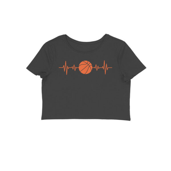 Basketball Heart Beat |  Crop Tops - FairyBellsKart