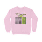 Be Fearless Be Unstoppable | Black & Green | Sweatshirt - FairyBellsKart