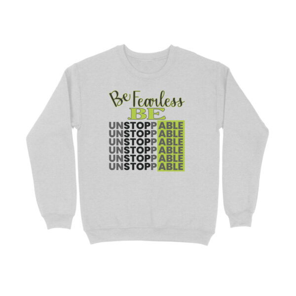 Be Fearless Be Unstoppable | Black & Green | Sweatshirt - FairyBellsKart