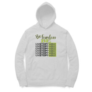 Be Fearless Be Unstoppable | Black & Green | Hoodie - FairyBellsKart