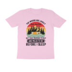 The Woods are Lovely dark and deep | Black | Men's T-Shirt - FairyBellsKart