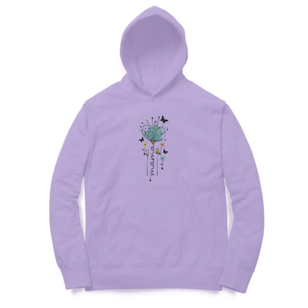 Mama | Flower | Hoodie - Image 3