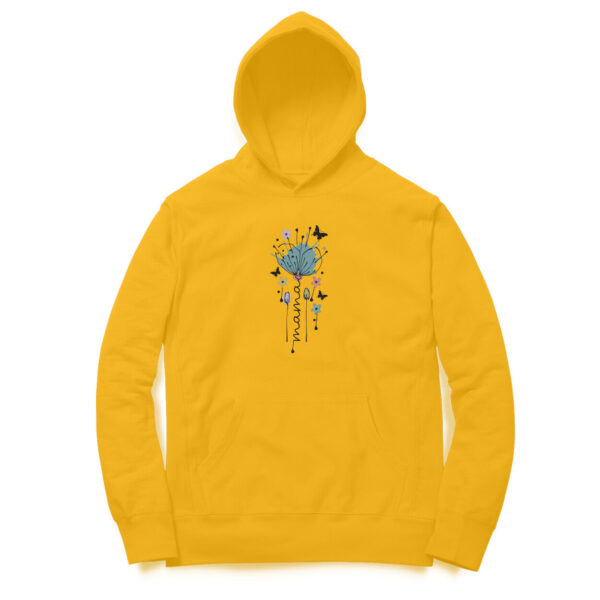 Mama | Flower | Hoodie - Image 5